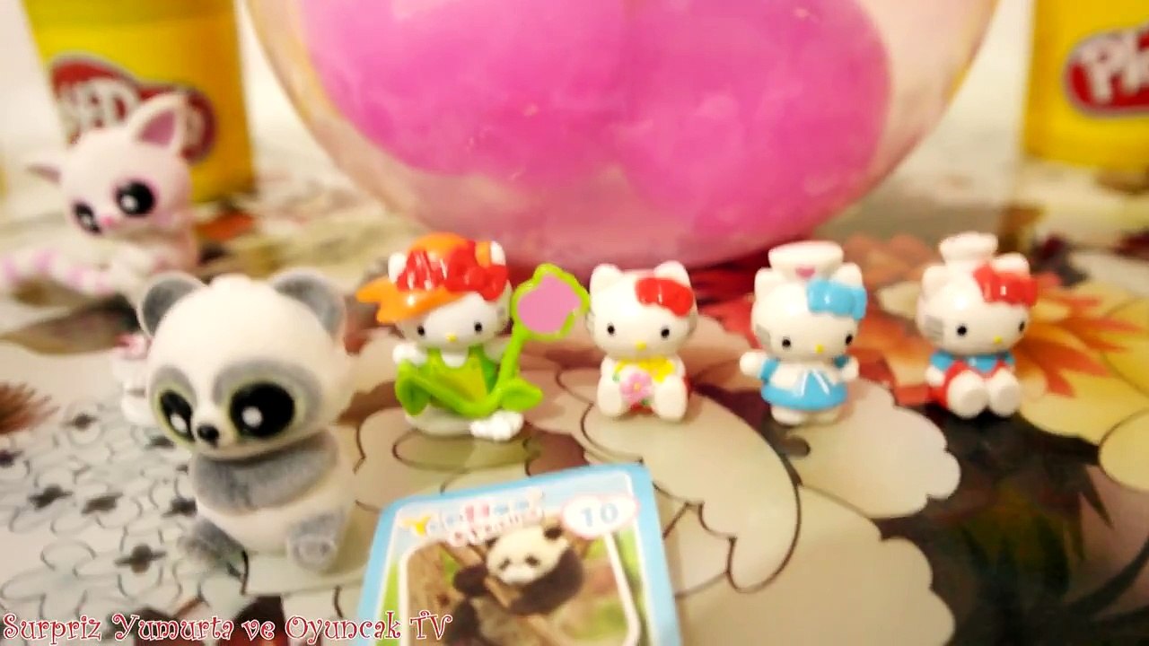 Hello Kitty Dev Sürpriz Yumurta Oyun Hamuru - Hello Kitty, MLP, LPS Oyuncakları