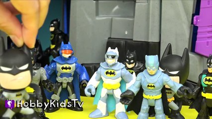 Batman CLONE Machine + Batman FIGHTS Himself! Joker Clones Himself HobbyKidsTV