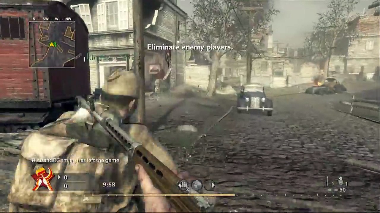 CODWAW   Call of Duty  World At War How To Get High K D Online Commentary 1