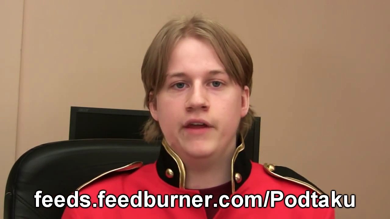 Talking about PodTaku (VLOG -- AUG 13th 2012)