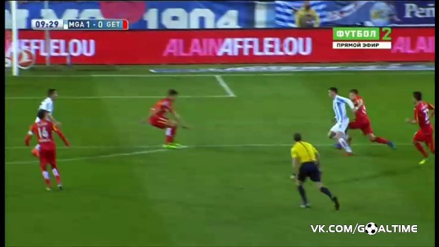 Малага - Хетафе 3_0. Обзор матча. Испания. Ла Лига 2015_16. 23 тур.