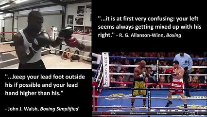 Boxing  Short Studies ~ Lead Hand Control (orthodox vs southpaw)