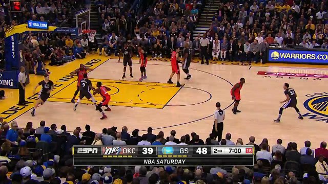 Andre Iguodala Rises Up for the Reverse Dunk