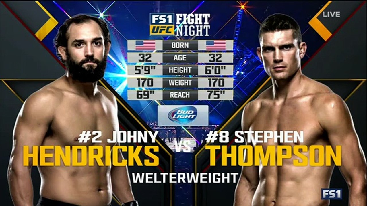 UFC Fight Night 82 - Hendricks vs Thompson Full Fight