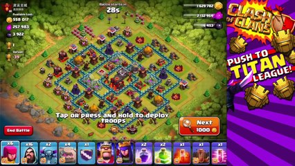 Clash of Clans  What's 1 Hour of HIGH LEVEL Pushing Like [TIMELAPSE] TITAN #2