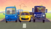 Doc McWheelies Yellow Car TRUCK FRIENDS PICNIC! (Childrens Car Cartoons)