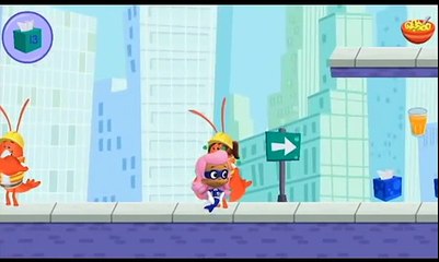 Bubble Guppies! The video game with the sneezing nose! Catch him!