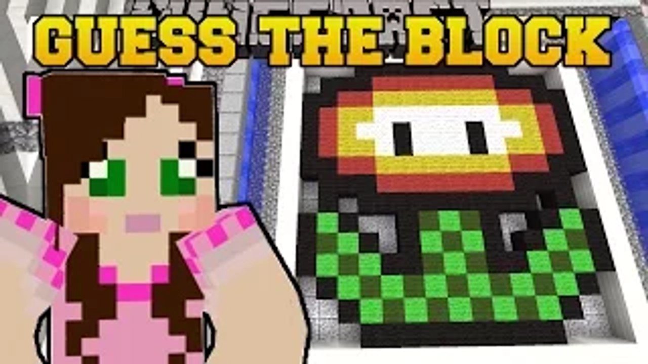 PAT AND JEN PopularMMOs Minecraft: GUESS THE BLOCK! GamingWithJen Mini ...