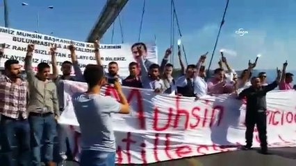 Boğaziçi Köprüsü'nü Yazıcıoğlu için trafiğe kapattılar