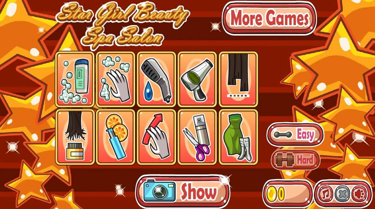 Star Girl Beauty Spa Salon - Cartoon Video Game For Girls