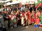 PTI protest against PIA privatization