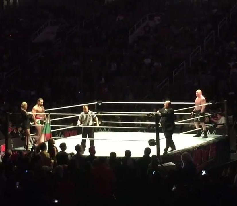 Brock Lesnar vs Rusev (WWE Live Event)