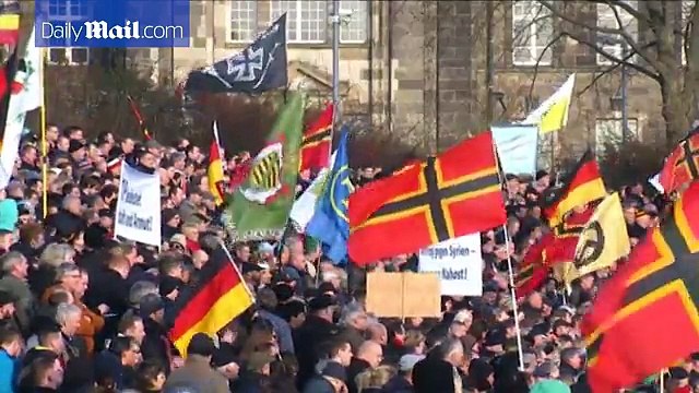 Anti-Islam PEGIDA protests in Germany against immigration