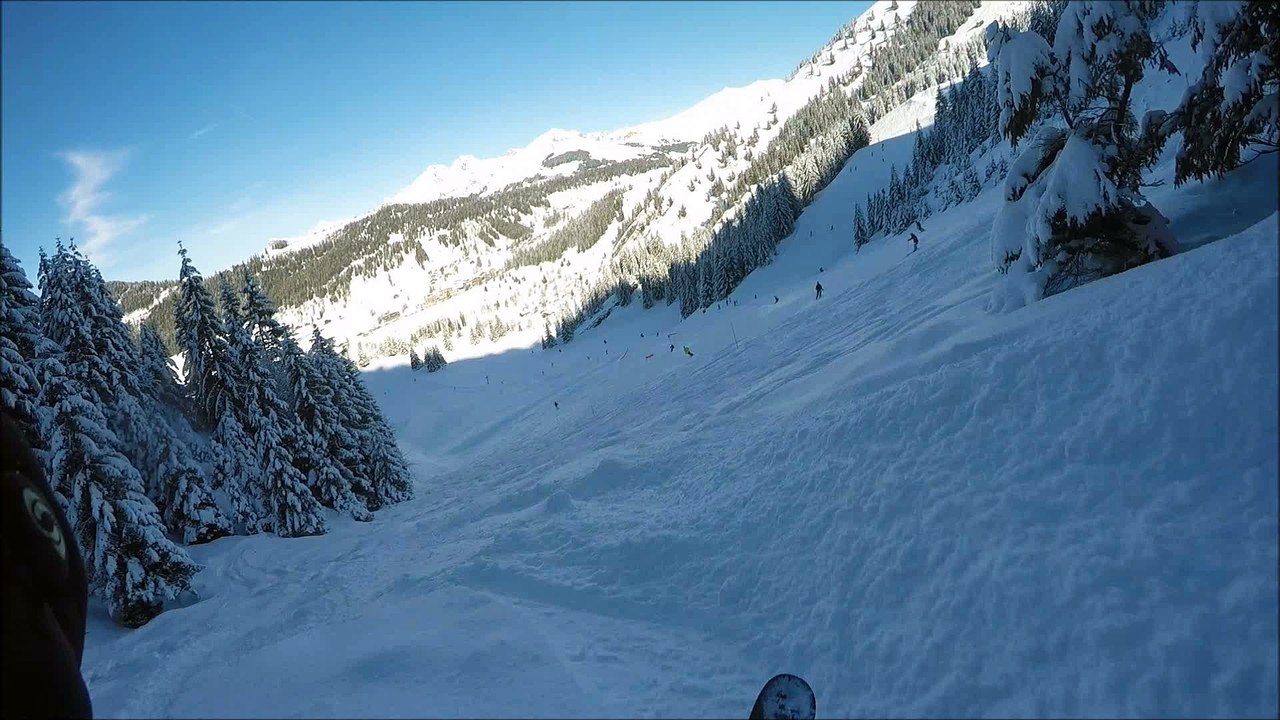 un jour de pow pow a la clusaz