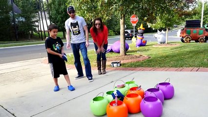 HALLOWEEN SURPRISE PUMPKIN GAME - Frozen Play Doh Minecraft Hello Kitty Superhero Blind Ba