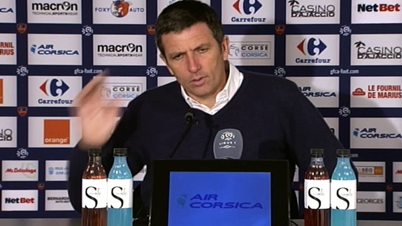 Gazélec Ajaccio 0-0 EA Guingamp : les réactions de T. Laurey & J. Gourvennec