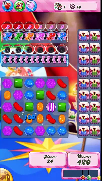 Candy Crush Saga Level 1380 No Booster