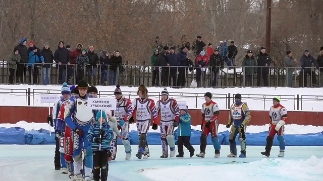 Открытие 2 этапа Чемпионата России 2015 по ледовому спидвею.