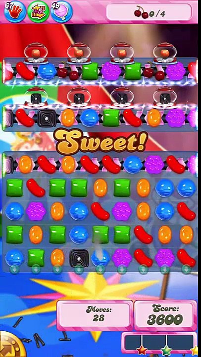 Candy Crush Saga Level 1383 No Booster