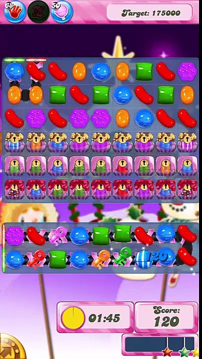 Candy Crush Saga Level 1387 No Booster