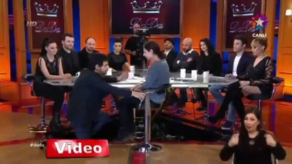 Bayülgen canlı yayında eylemciye izin vermedi