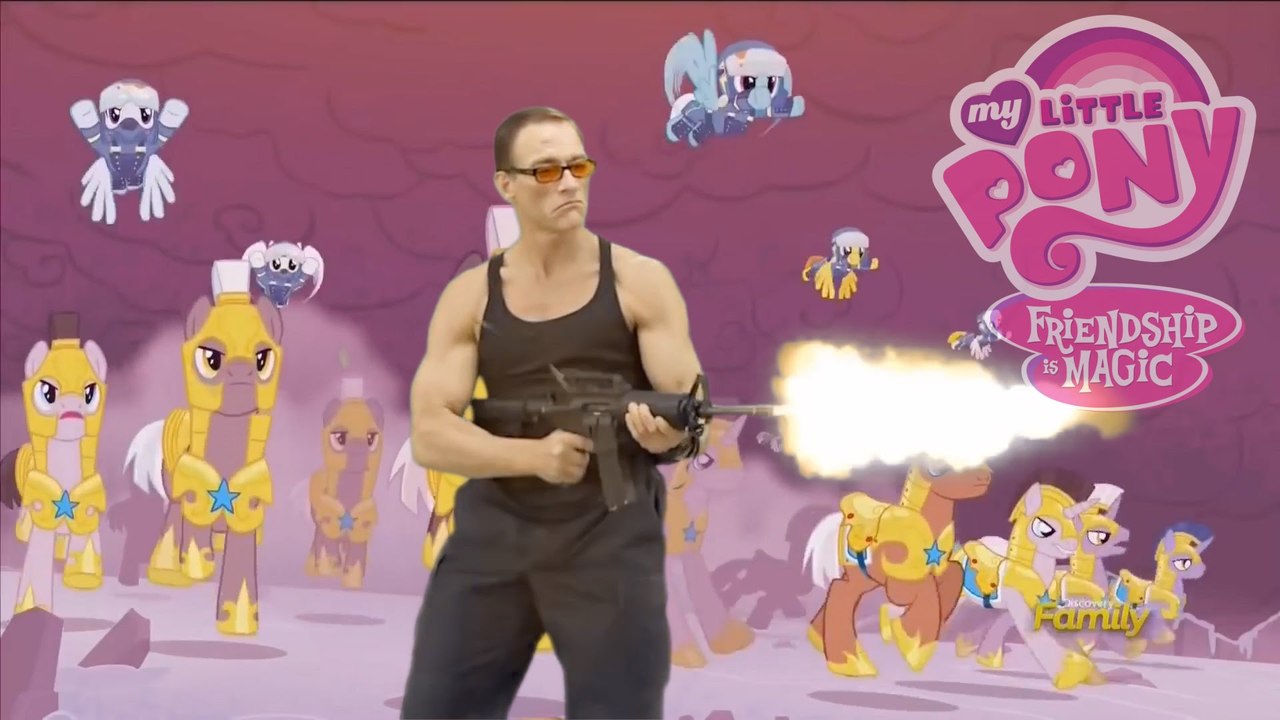 Jean Claude Van Damme dans My Little Pony