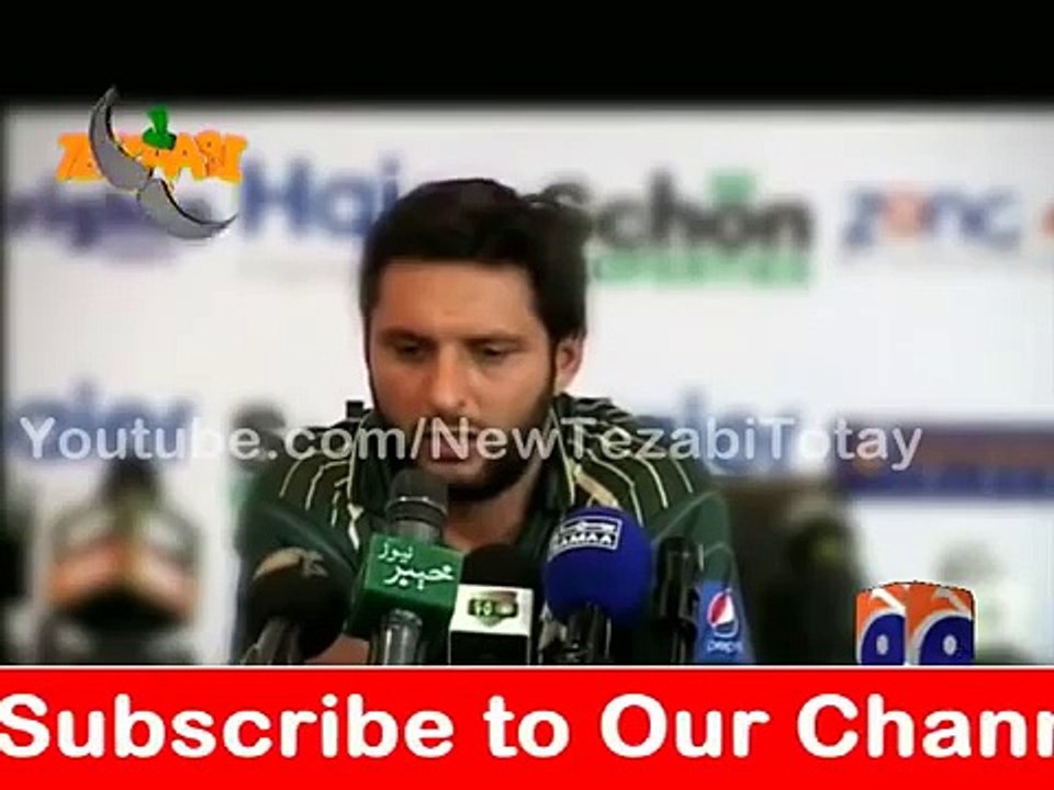 New Tezabi Totay Shahid Afridi Funny Punjabi Totay Geo News 2014