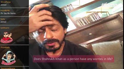 What worries superstar Shah Rukh Khan   #SRKLiveOnFame