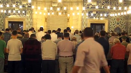Selimiye Camii'nde ilk teravih