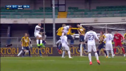 Jeison Murillo Goal 0-1  - Verona v. Inter 07.02.2016