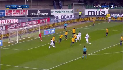 Jeison Murillo Goal HD - Verona 0-1 Inter - 07-02-2016