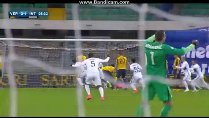 Jeison Murillo Goal Hellas Verona 0-1 Inter Serie A
