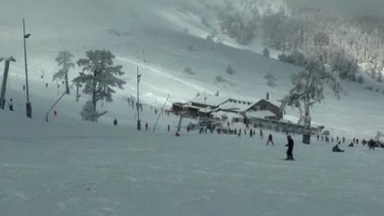 Kartalkaya'da Hafta Sonu Yoğunluğu