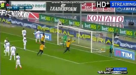PISANO  SUPER  GOAL  2-1  VERONA  VS  INTER  07-02-2016