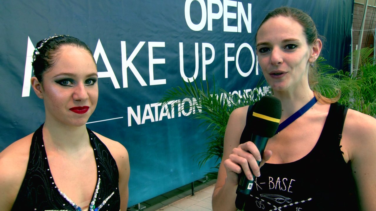 MUFE 2016 Estel-Anaïs Hubaud après son podium SOLO LIBRE interview par Virginie Dedieu