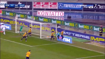 Eros Pisano Goal - Verona 2-1 Inter - 07-02-2016
