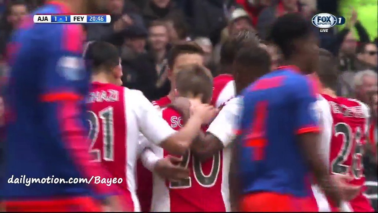 Amin Younes Goal HD - Ajax 1-1 Feyenoord - 07-02-2016