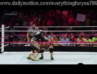 John Cena & Dean Ambrose vs. The Usos vs. Gold & Stardust - Triple Threat Tag Team Match - 1