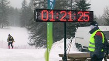 D!CI TV : Ambiance à l'arrivée du petit parcours de la Snowrace de Montgenèvre