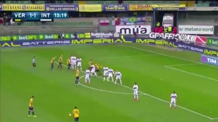 VERONA - INTER 2-1 GOAL Pisano 07-02-16 HD