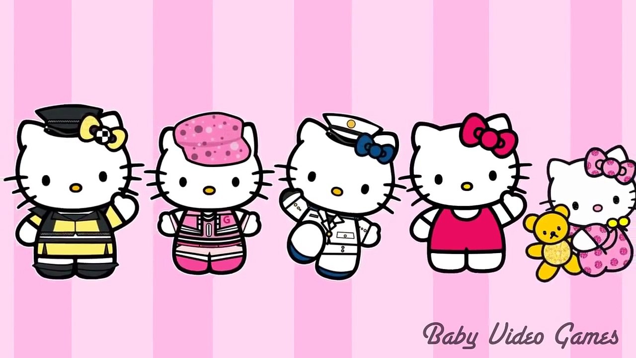 Hello Kitty Nursery Rhymes Finger Family Kids Songs Preschool Music
