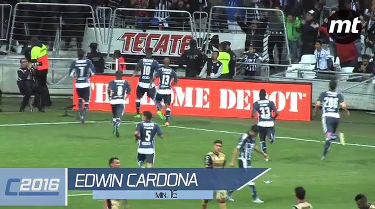 Los goles del Monterrey vs Dorados (3-0)