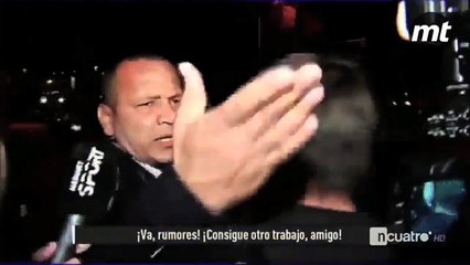 Papá de Neymar agredió a periodistas.