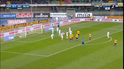Artur Ionita Goal HD - Verona 3-1 Inter - 07-02-2016