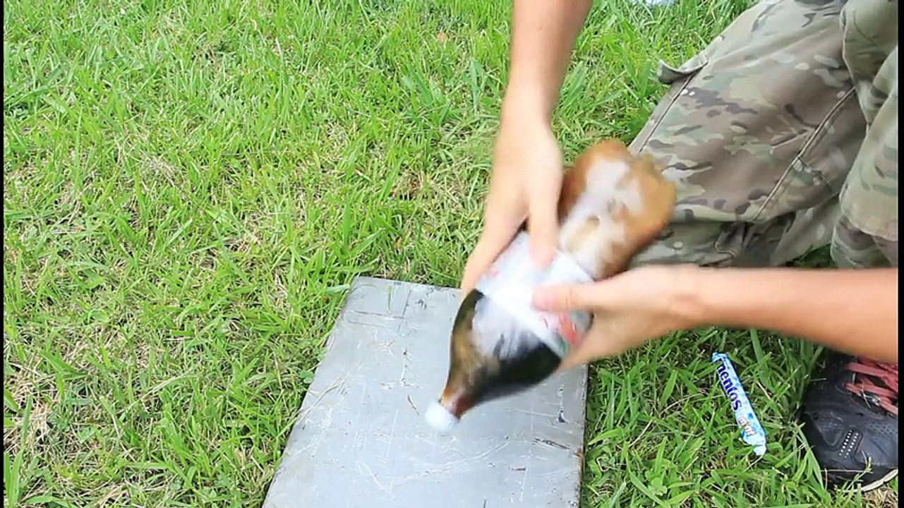 Diet Coke Mentos Rocket