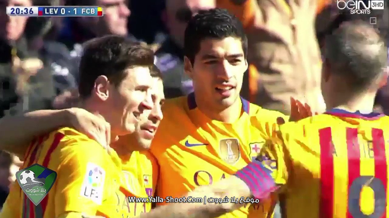 اهداف مباراة ليفانتي وبرشلونة تعليق 0-2 تعليق حماد العنزي