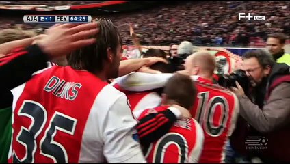 Riechedly Bazoer  Amazing Goal - 2-1 Ajax vs Feyenoord 07.02.2016 HD