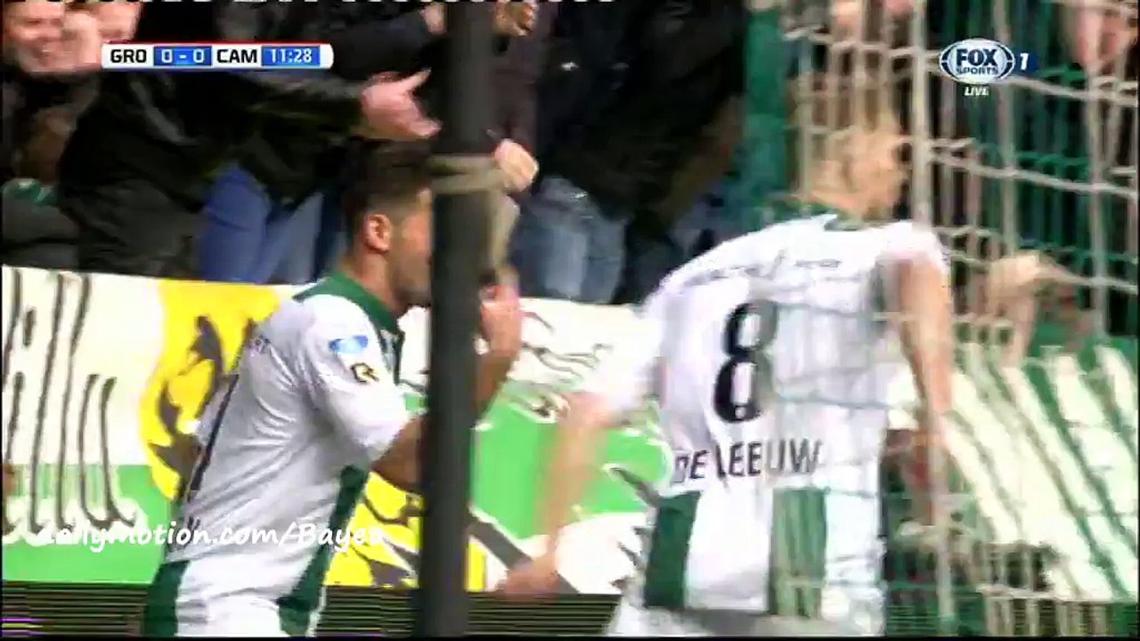 Michael de Leeuw Goal HD - Groningen 1-0 Cambuur - 07-02-2016