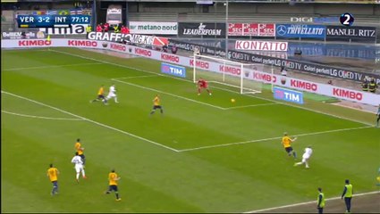 Ivan Perisic Goal 3:3 - Verona v. Inter 07.02.2016