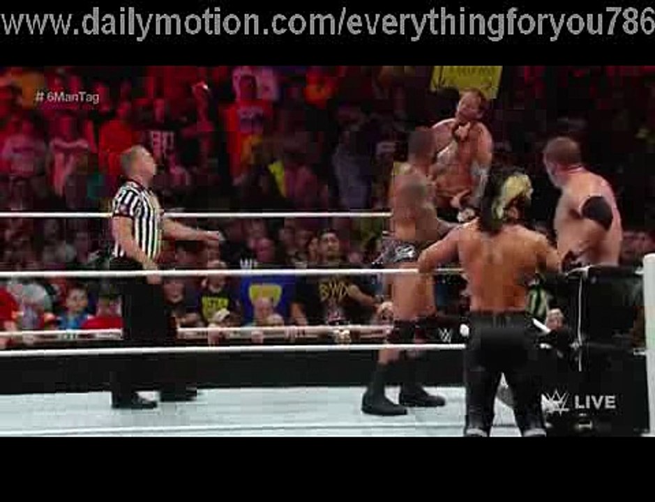 John Cena, Roman Reigns & Chris Jericho vs. Randy Orton, Seth Rollins & Kane_ Raw - 1